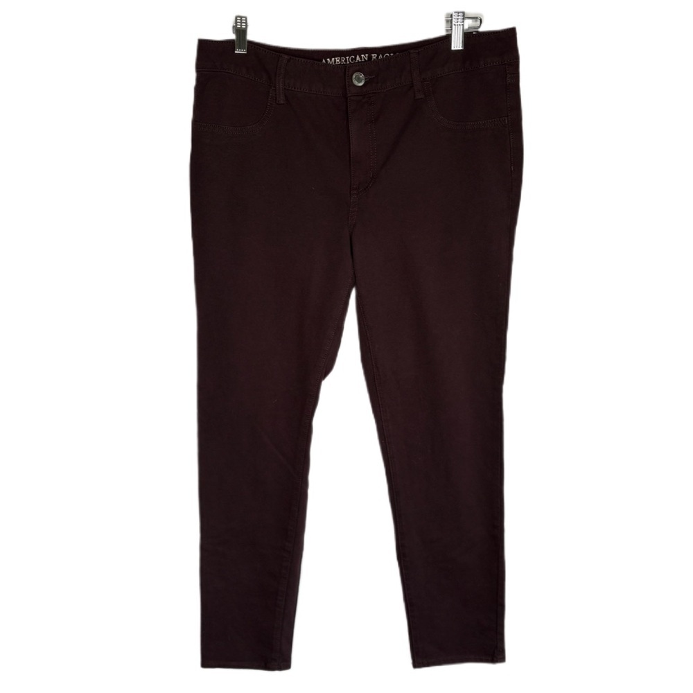 American Eagle Maroon Soft Pant - Picture 3 of 10